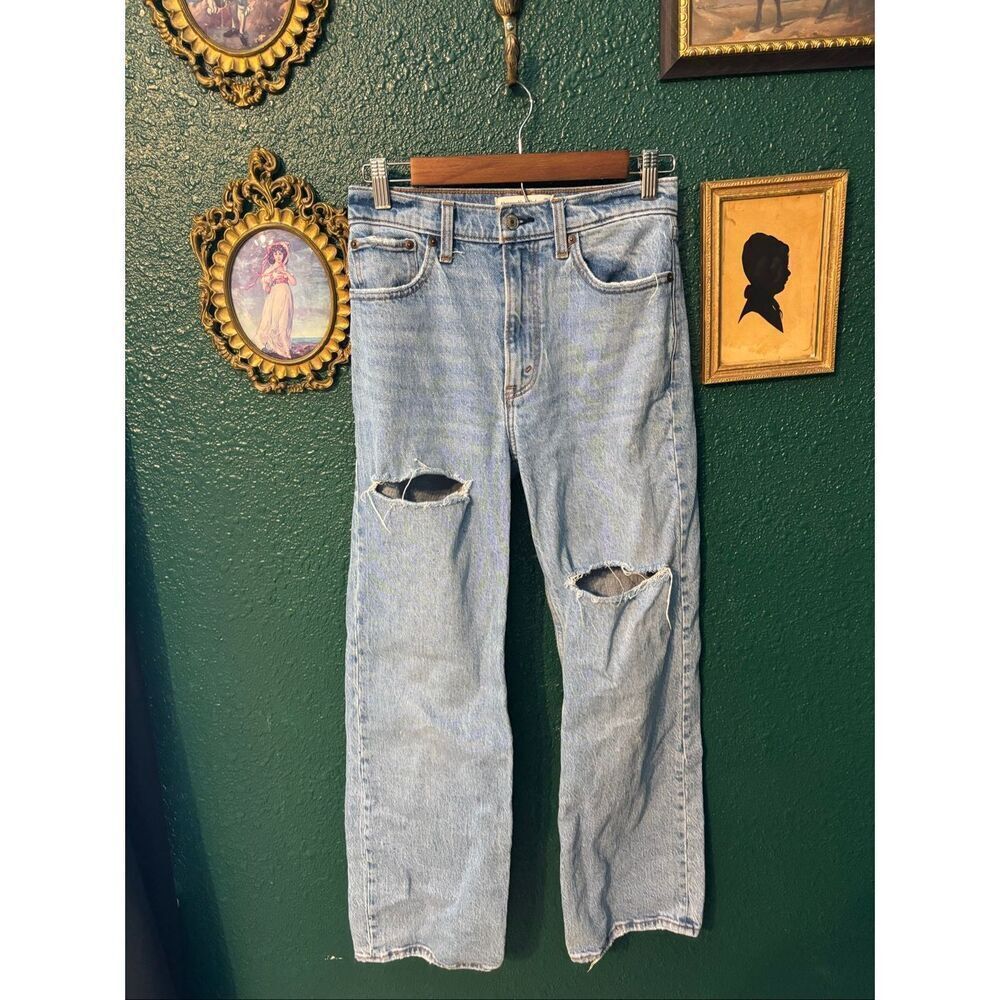 Abercrombie and Fitch The 90’s Relaxed High Rise Jeans Sz 25/0 Short